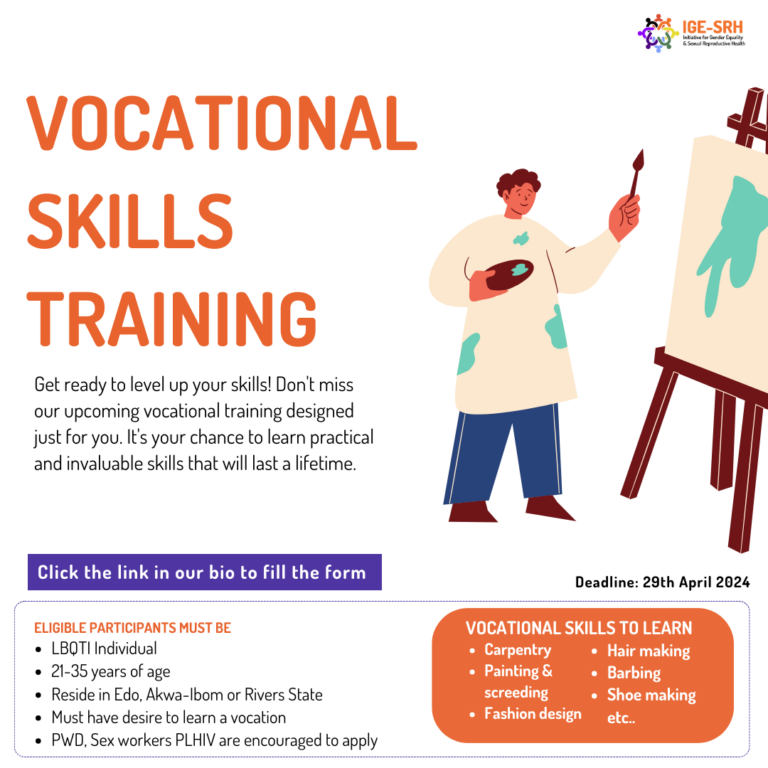 Call for vocational trainees.